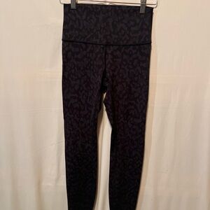 lululemon athletica Black Cheetah Patterned Leggings